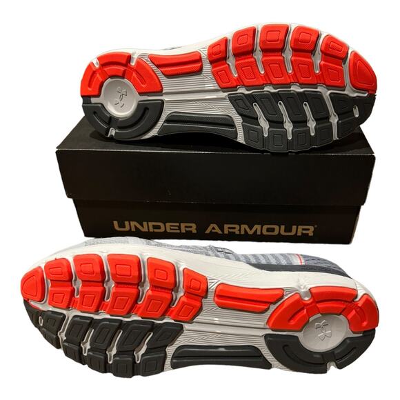 NWT Under Armour Men Speedform Gemini 3 gray & orange size 10.5 - Picture 6 of 14